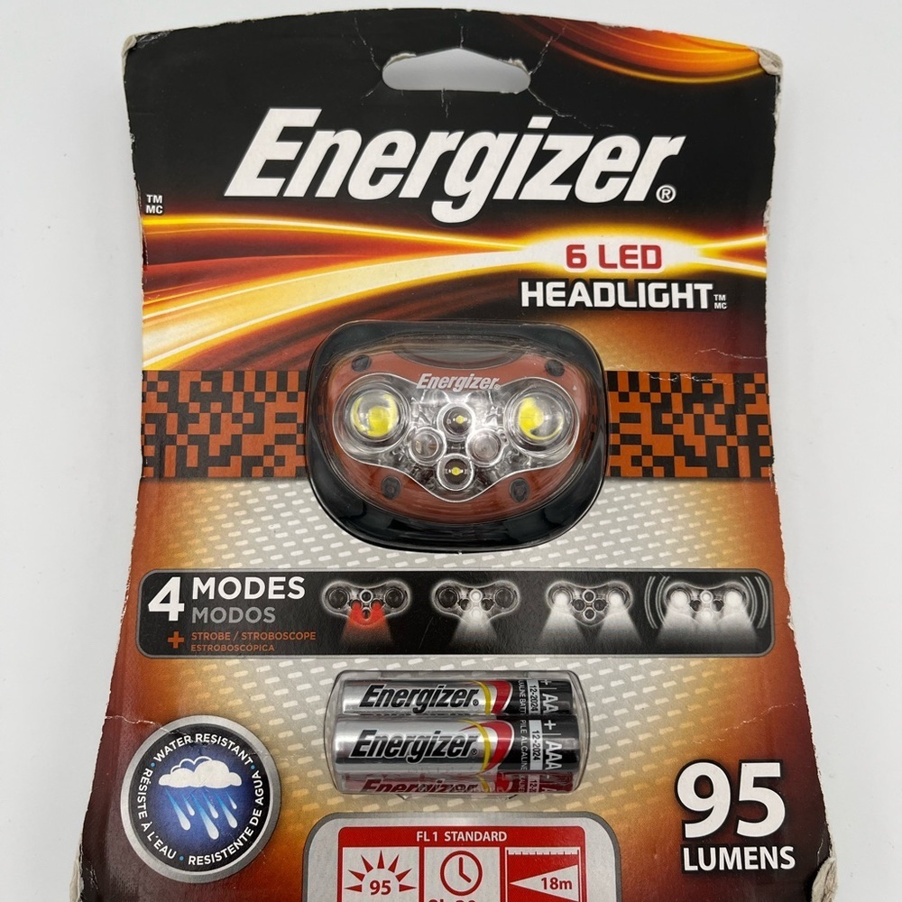 Energizer 6 LED Headlamp • 4 Modes • NWT